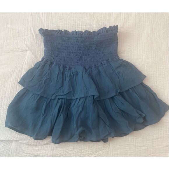 Chaser Cruz Vintage Blue Mini Skirt NEW NWT - Picture 3 of 8
